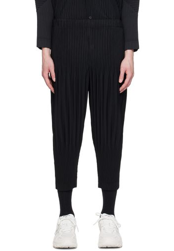 HOMME PLISSÉ ISSEY MIYAKE Black Basics Trousers