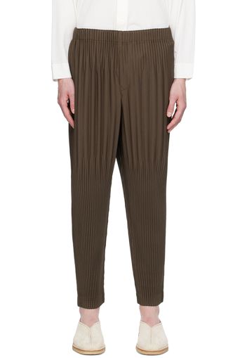 HOMME PLISSÉ ISSEY MIYAKE Brown Monthly Color April Trousers