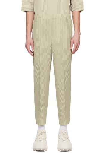 HOMME PLISSÉ ISSEY MIYAKE Taupe Compleat Trousers