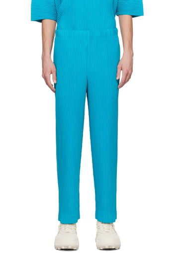 HOMME PLISSÉ ISSEY MIYAKE Blue Monthly Color March Trousers