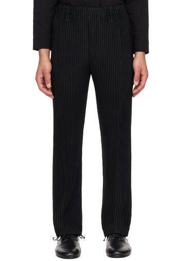 HOMME PLISSÉ ISSEY MIYAKE Black Tailored Pleats 1 Trousers