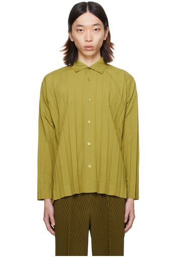 HOMME PLISSÉ ISSEY MIYAKE Green Edge Shirt