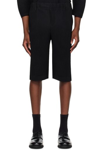 HOMME PLISSÉ ISSEY MIYAKE Black Tailored Pleats 2 Shorts