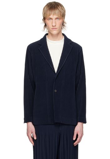 HOMME PLISSÉ ISSEY MIYAKE Navy Basics Blazer