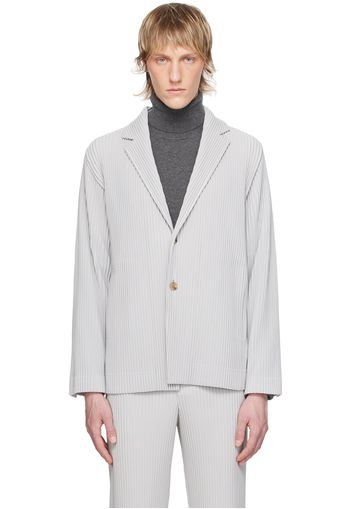 HOMME PLISSÉ ISSEY MIYAKE Gray Basics Blazer