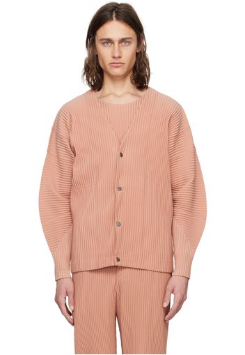 HOMME PLISSÉ ISSEY MIYAKE Pink Monthly Color March Cardigan