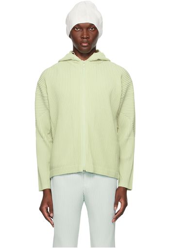 HOMME PLISSÉ ISSEY MIYAKE Green Monthly Color April Hoodie