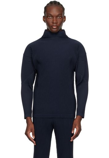 HOMME PLISSÉ ISSEY MIYAKE Navy Basics Turtleneck