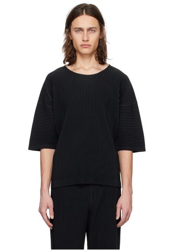 HOMME PLISSÉ ISSEY MIYAKE Black Monthly Color March T-Shirt