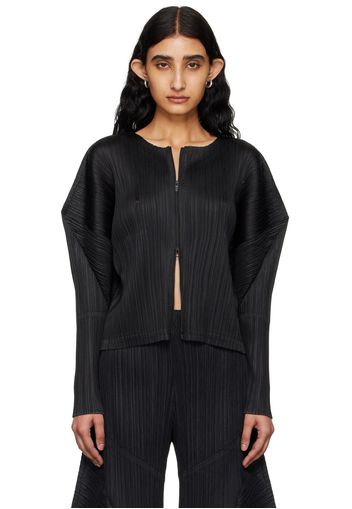 PLEATS PLEASE ISSEY MIYAKE Black Monthly Colors February Jacket