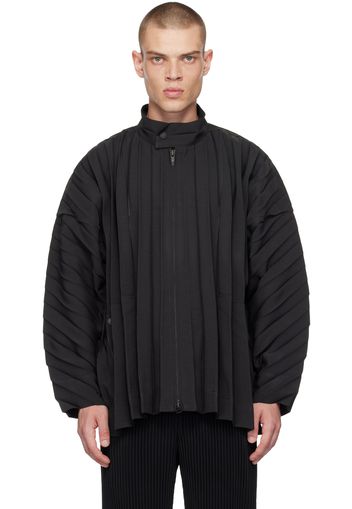 HOMME PLISSÉ ISSEY MIYAKE Black Edge Coat