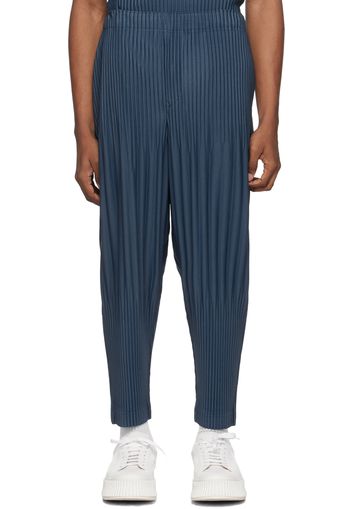 HOMME PLISSÉ ISSEY MIYAKE Blue Color Pleats Trousers