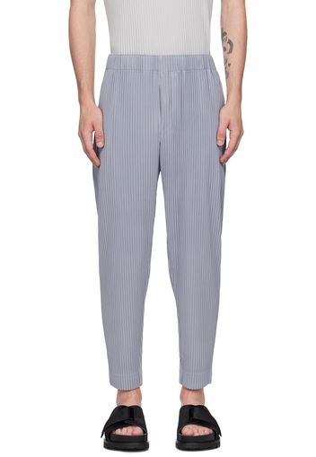 HOMME PLISSÉ ISSEY MIYAKE Gray Monthly Color August Trousers