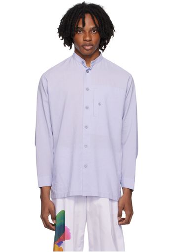 HOMME PLISSÉ ISSEY MIYAKE Purple Pocket Shirt