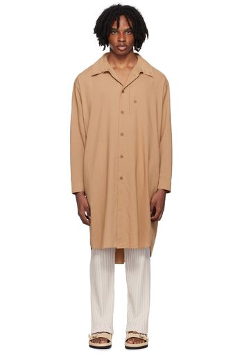 HOMME PLISSÉ ISSEY MIYAKE Tan Pocket Shirt