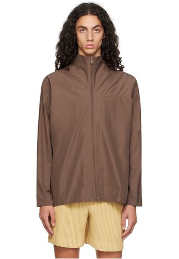 HOMME PLISSÉ ISSEY MIYAKE Brown Blank Shirt