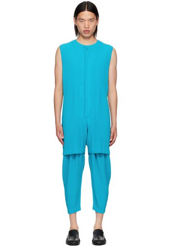 HOMME PLISSÉ ISSEY MIYAKE Blue Colorful Pleats Jumpsuit