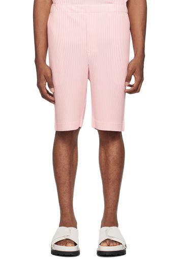 HOMME PLISSÉ ISSEY MIYAKE Pink Monthly Colors May Shorts