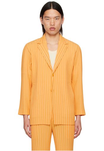 HOMME PLISSÉ ISSEY MIYAKE Orange Box Pleats Ensemble Blazer