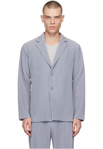 HOMME PLISSÉ ISSEY MIYAKE Gray Tailored Pleats 1 Blazer