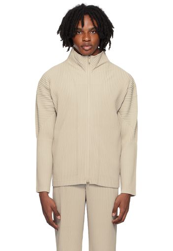 HOMME PLISSÉ ISSEY MIYAKE Beige Color Pleats Jacket