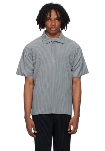 HOMME PLISSÉ ISSEY MIYAKE Gray Monthly Color May Polo