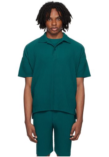 HOMME PLISSÉ ISSEY MIYAKE Green Monthly Color May Polo