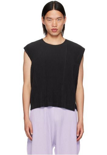 HOMME PLISSÉ ISSEY MIYAKE Gray Rectangle Tank Top