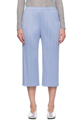 PLEATS PLEASE ISSEY MIYAKE Blue Monthly Colors August Trousers