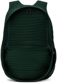 HOMME PLISSÉ ISSEY MIYAKE Green Pleats Daypack Backpack