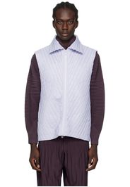 HOMME PLISSÉ ISSEY MIYAKE Blue Padded Pleats Vest