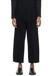 HOMME PLISSÉ ISSEY MIYAKE Black Pleats Trousers