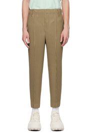 HOMME PLISSÉ ISSEY MIYAKE Beige Compleat Trousers