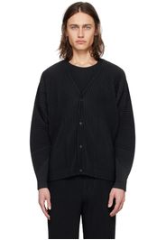 HOMME PLISSÉ ISSEY MIYAKE Black Monthly Color March Cardigan