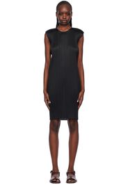 Pleats Please Issey Miyake Black Basics Minidress