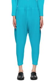 HOMME PLISSÉ ISSEY MIYAKE Blue Colorful Pleats Trousers