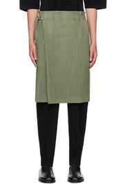 HOMME PLISSÉ ISSEY MIYAKE Green Light Mesh Skirt