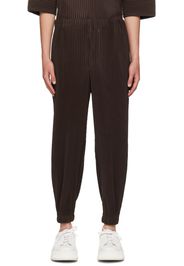 HOMME PLISSÉ ISSEY MIYAKE Brown Monthly Color June Trousers