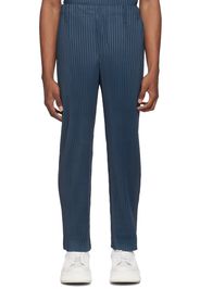 HOMME PLISSÉ ISSEY MIYAKE Blue Color Pleats Trousers