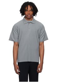 HOMME PLISSÉ ISSEY MIYAKE Gray Monthly Color May Polo