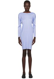 PLEATS PLEASE ISSEY MIYAKE Blue Monthly Colors August Minidress