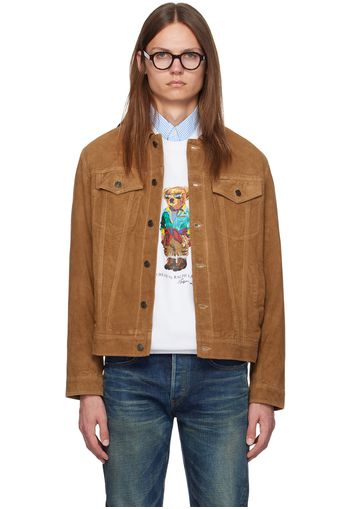 Polo Ralph Lauren Tan Suede Trucker Jacket