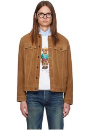 Polo Ralph Lauren Tan Suede Trucker Jacket