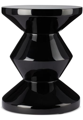 POLSPOTTEN Black Zig Zag Stool