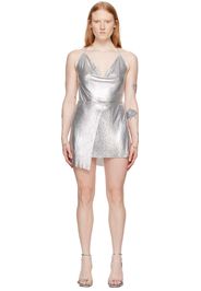 Poster Girl Silver Adrianne Minidress