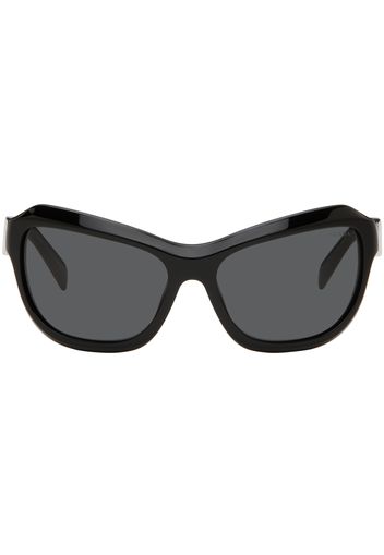 Prada Eyewear Black Swing Sunglasses