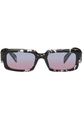 Prada Eyewear Black Rectangular Sunglasses