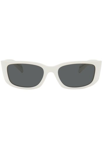 Prada Eyewear White Symbole Sunglasses