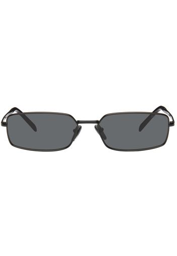 Prada Eyewear Black Logo Sunglasses