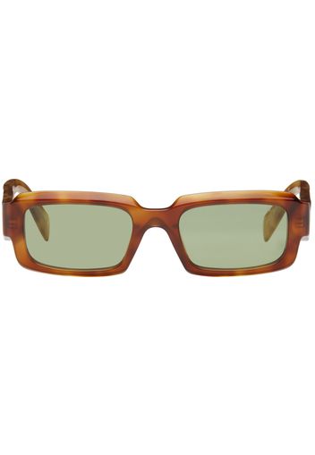 Prada Eyewear Tortoiseshell Rectangular Sunglasses